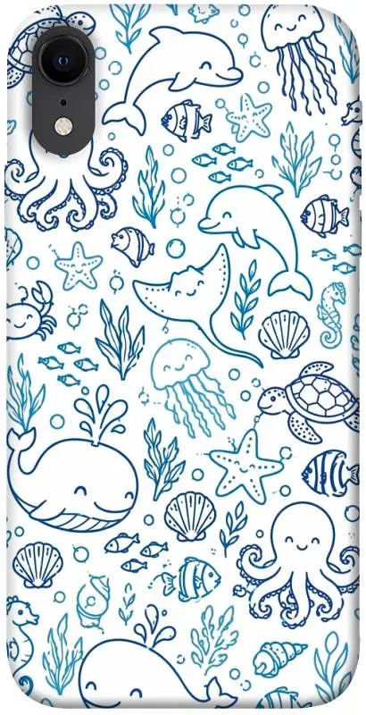 TPU чохол Demsky Sea pattern для Apple iPhone XR (6.1")