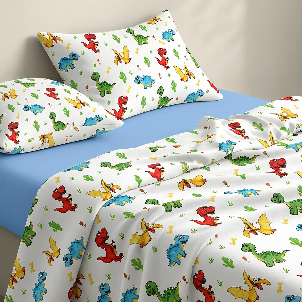 Підковдра полуторна фланель 160х220 COLORFUL DINO COSAS (2200000003072) - фото 2