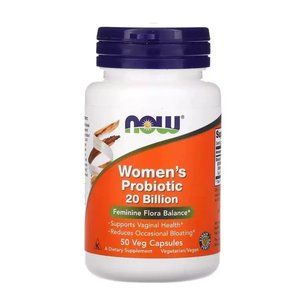 Пробіотики Now Foods Пробіотики Для Жінок, 20 млрд КУО, Woman's Probiotic, 20 Billion, Nоw Fo (NOW-02906)