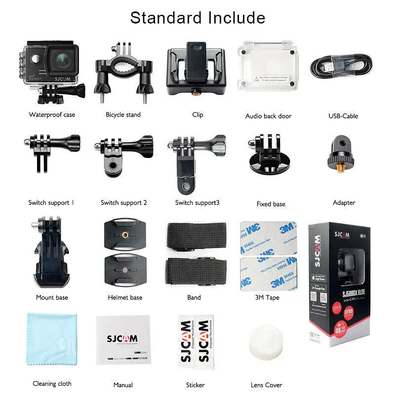 Экшн-камера SJCAM SJ5000X Elite 4K Black [87563] - фото 6