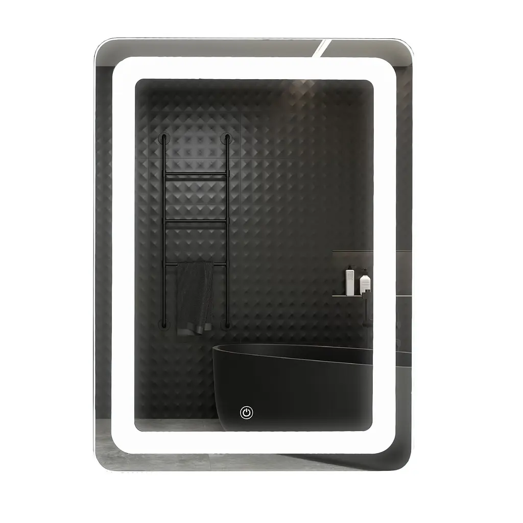 Дзеркало Unio MRR-04 SQR-RA-S 600 x 800 mm LED FL з сенсором 000027463 - фото 2