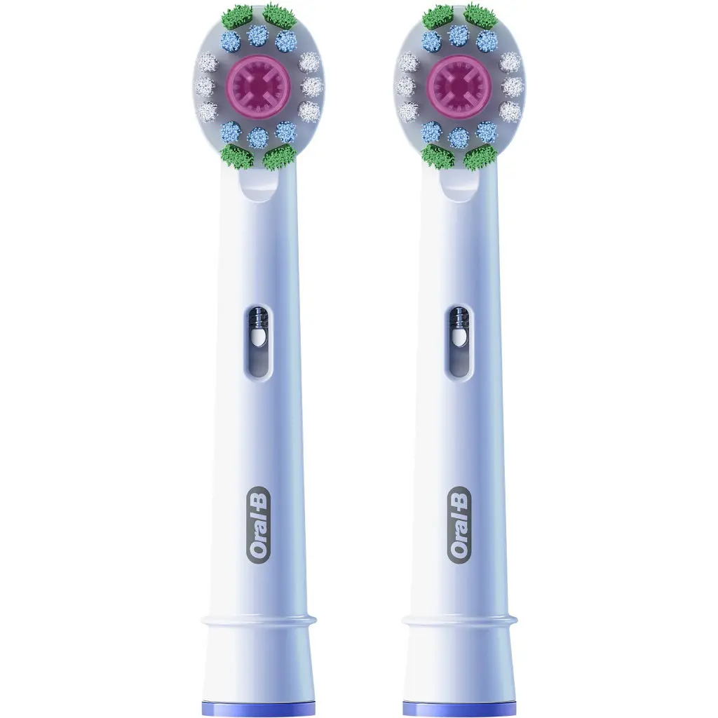 Насадка для зубної щітки Oral-B Pro 3D White, 2 шт (8006540847183) - фото 2