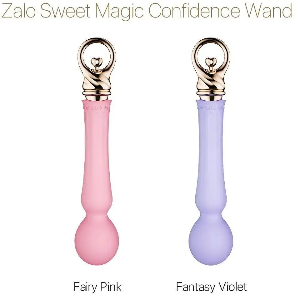 Вибромассажер с подогревом Zalo Sweet Magic Confidence Wand Fairy Pink - фото 9