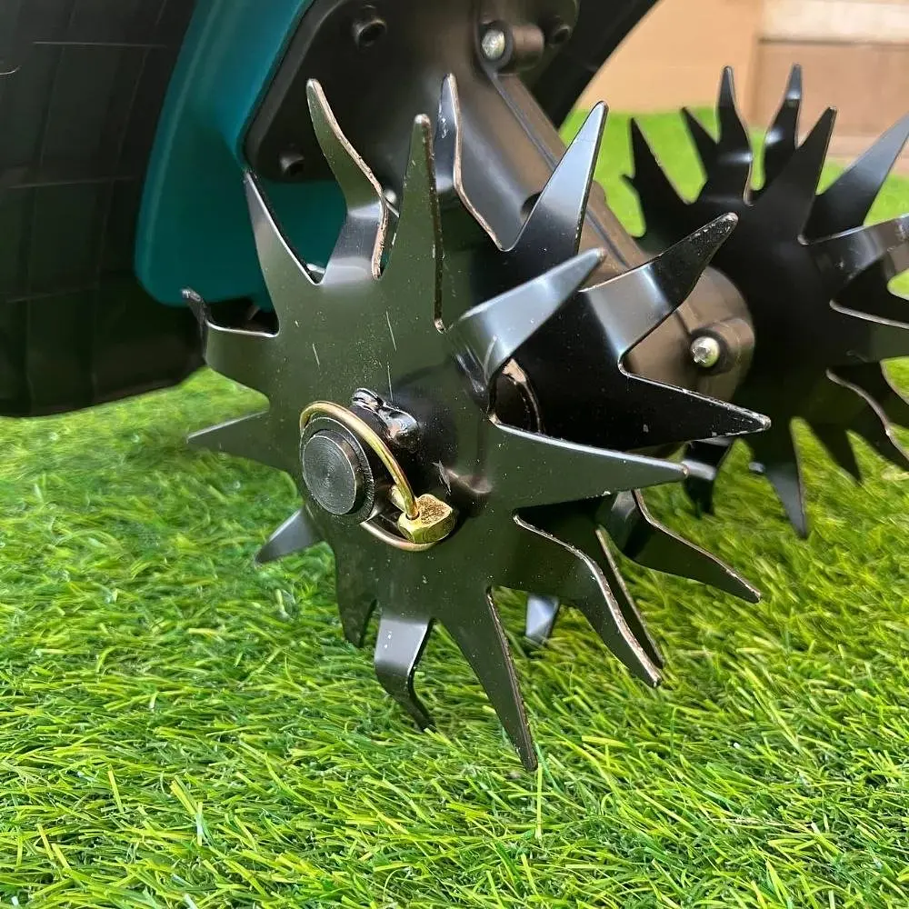 Акумуляторний культиватор Makita 48V, 9Ah (з дисплеєм заряду) 4 фрези - фото 4