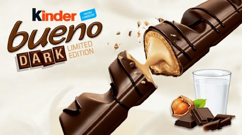 Шоколадні батончики Kinder Bueno Dark 6 шт, 129 г - фото 4