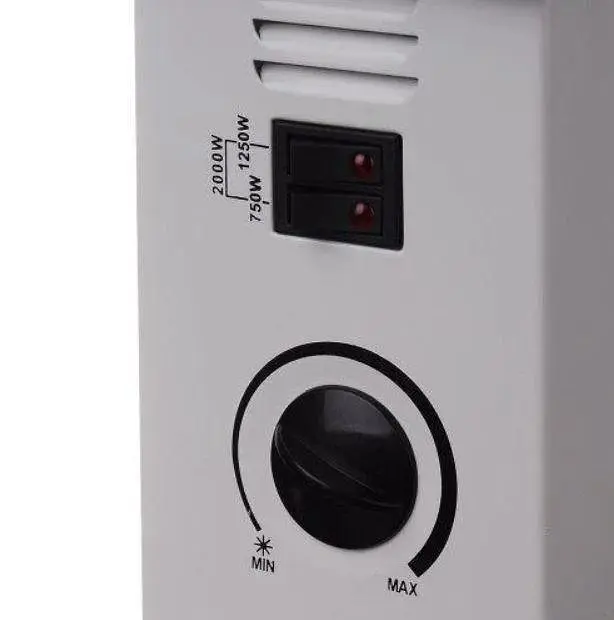 Конвектор Domotec Heater MS-5904 ∙ Потужний домашній конвекторний обігрівач 2000Вт - фото 3