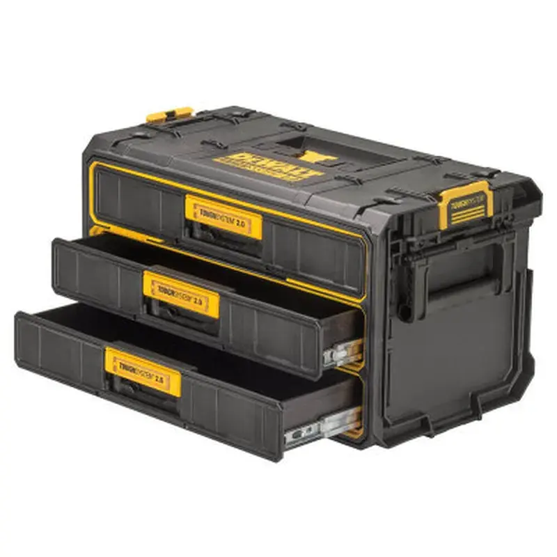 Ящик для інструментів DeWALT TOUGHSYSTEM 2.0, 555х355х305 мм., модуль на 3 ящики (DWST08330-1) - фото 3