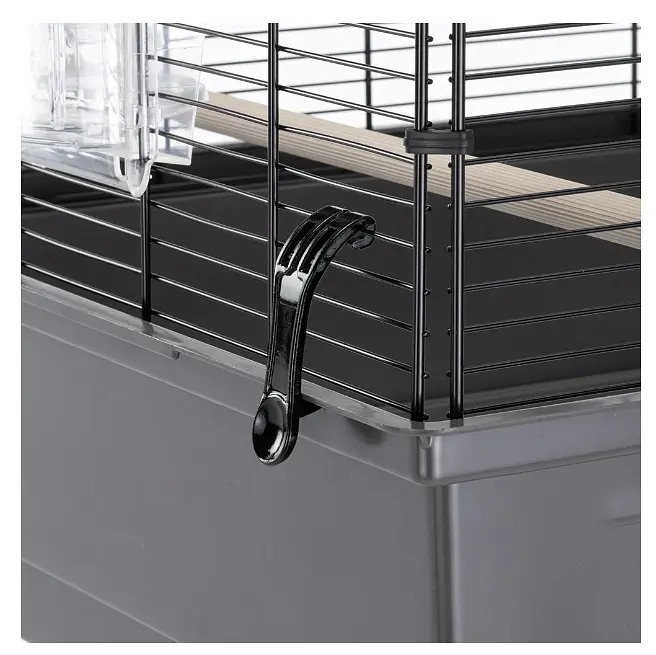 Клітка для канарок та папуг Ferplast Piano 6 чорна 87x46.5x70 см 52064811 - фото 6
