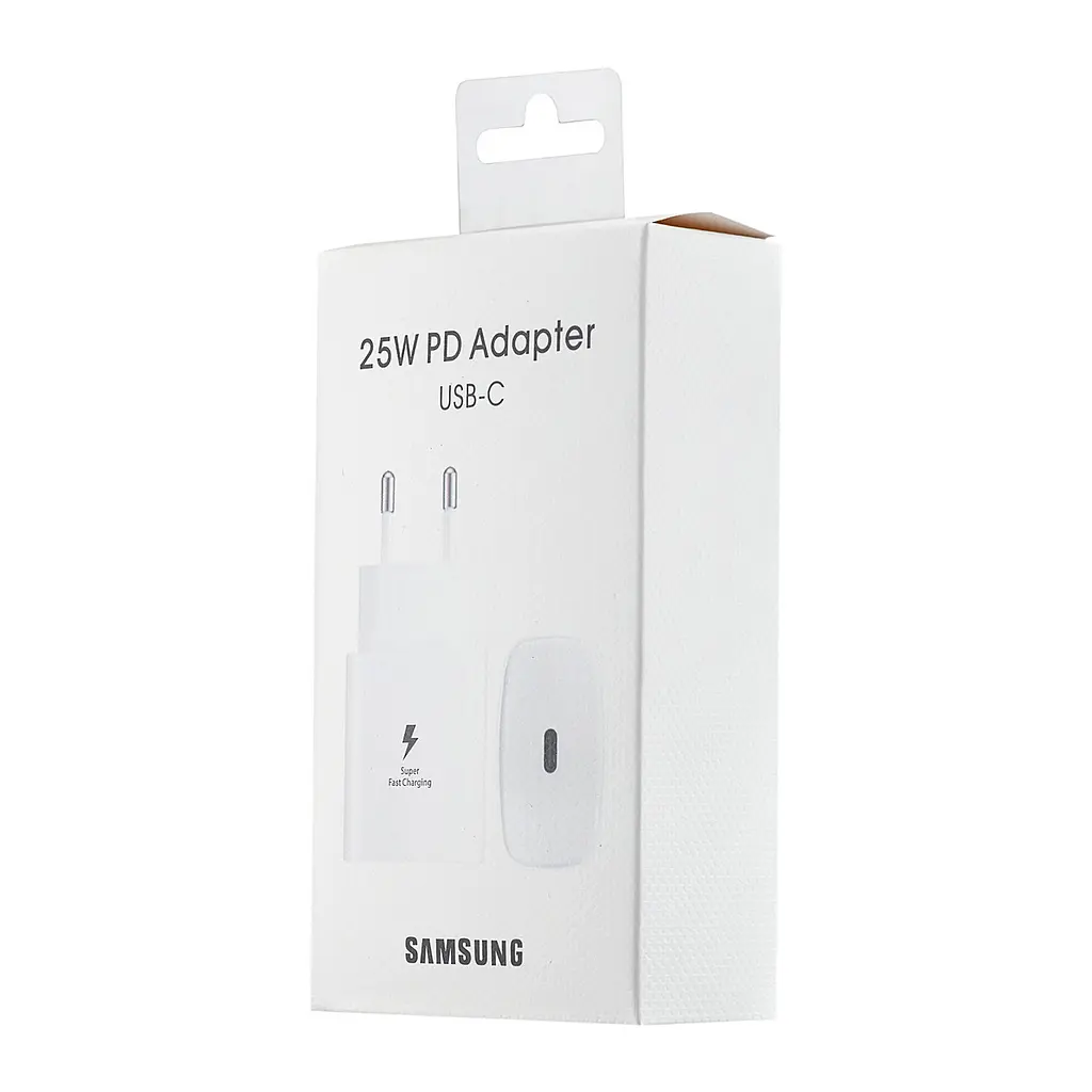 Мережевий зарядний пристрій Samsung TA800 25W High c0py Білий - фото 2