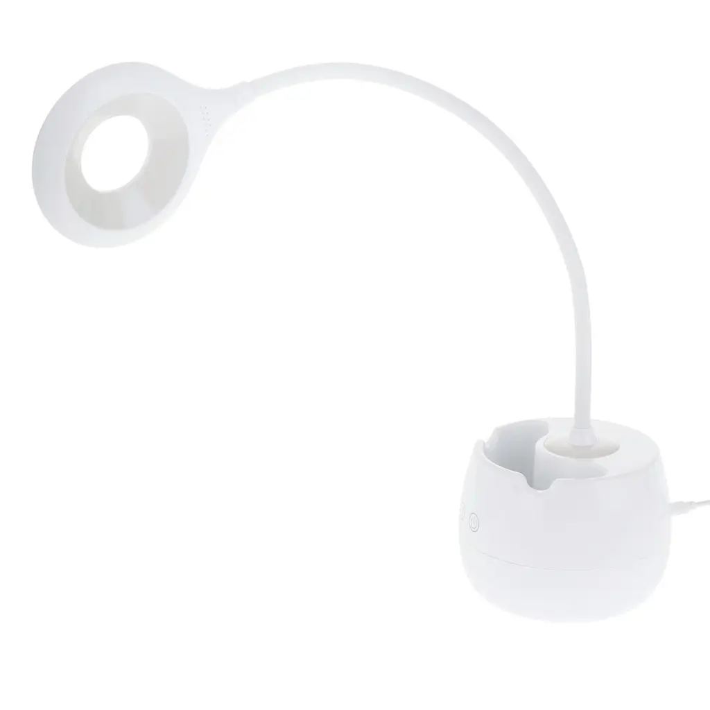 Настільна лампа Brille на гнучкій ніжці сенсорна SL-104 5W WH - фото 9