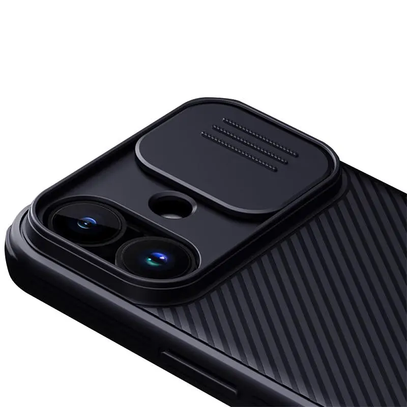 Карбонова накладка Nillkin CamShield Pro Magnetic для Apple iPhone 17 (6.3) Black - фото 4