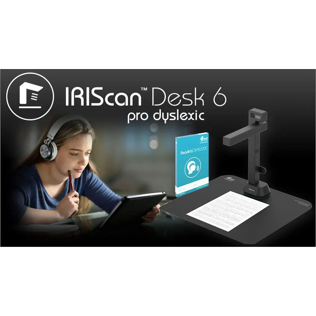 Документ-камера IRIS IRIScan Desk 6 Pro Dyslexic Black (462992) [160125] - фото 14