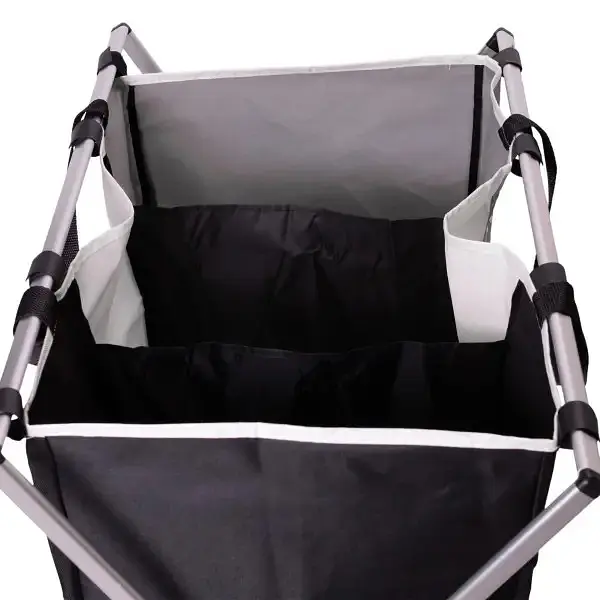 Корзина для белья Yiwu HP-41-4 текстильная на 3 секции 65х40х58 см - фото 11