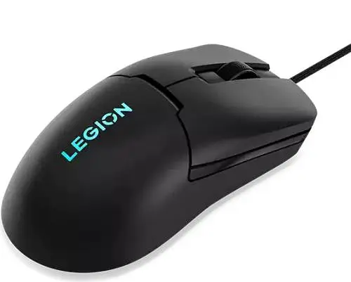 Миша Lenovo Legion M300s, Black, USB, оптична, до 8000 dpi, RGB підсвічування, 8 програмованих кнопок, 1.8 м (GY51H47350) - фото 3