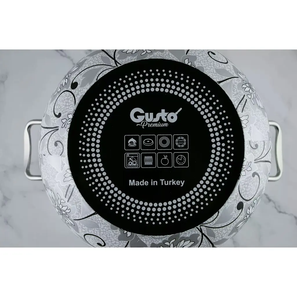 Кастрюля Gusto Premium GT-T-218-С Мережка 3.1 л (96060) - фото 5