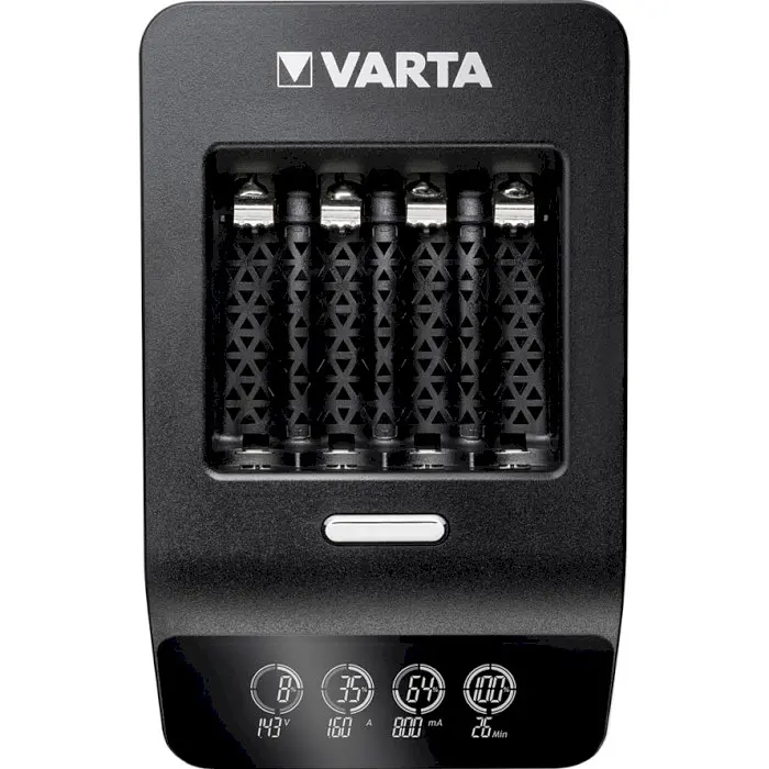 Зарядний пристрій Varta LCD Ultra Fast Plus Charger + 4xAA 2100 mAh (57685101441) - фото 5