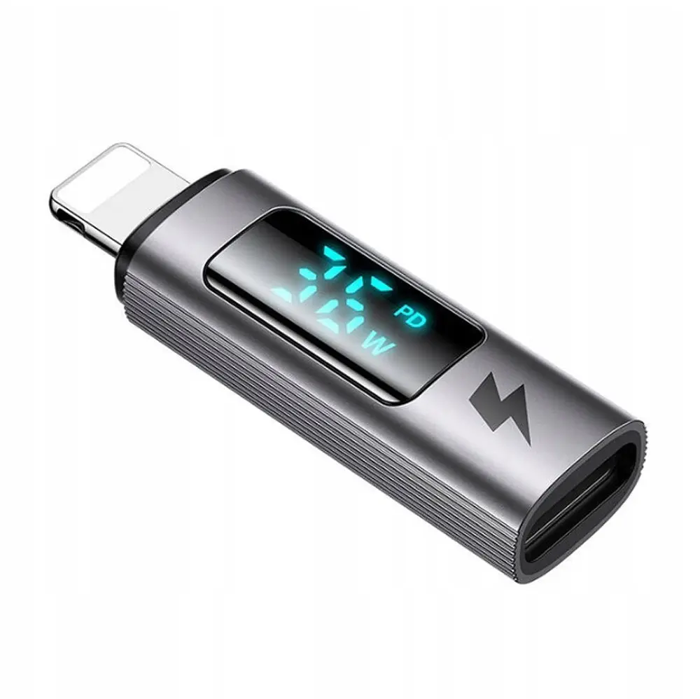Адаптер McDodo Digital display USB-C to Lightning PD 36W Connector OT-6100 Чорний
