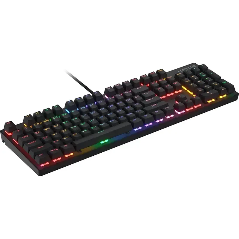 Клавіатура HATOR Icefall Mecha Rainbow Origin Red Black (HTK104UA) - фото 4