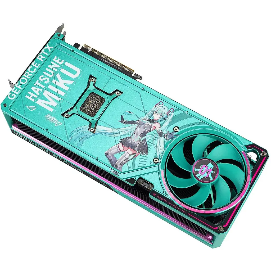 Відеокарта ASUS RTX 5080 16GB ROG Astral OС HATSUNE MIKU EDITION (ROG-ASTRAL-RTX5080-O16G-HATSUNE-MIKU-EDITION) (GDDR7, 256 bit, PCI-E v5.0 x16) - фото 5