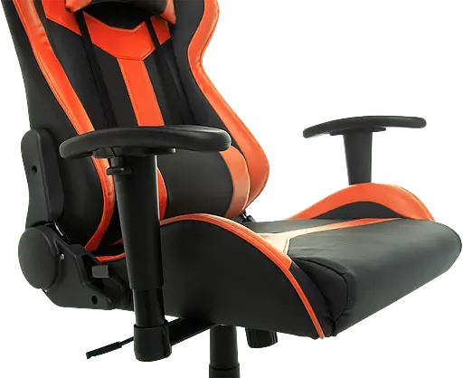 Геймерское кресло GT Racer черное с оранжевым (X-2527 Black/Orange) - фото 8