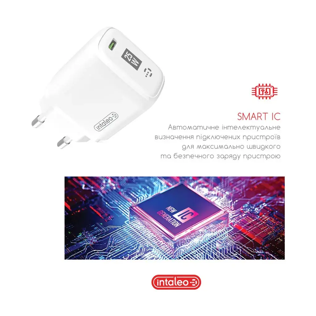 Зарядний пристрій Intaleo TCGQPD125 1хType-C 3A/25W QC/PD3.0 (1283126538827) - фото 3