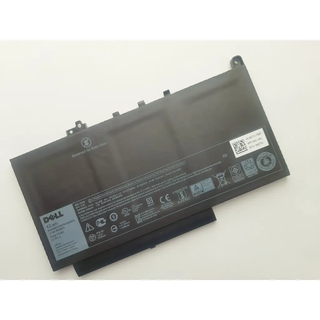 Акумулятор до ноутбука Dell Latitude E7270 7CJRC, 42Wh (3530mAh), 3cell, 11.4V, Li-ion (A47645) - фото 2