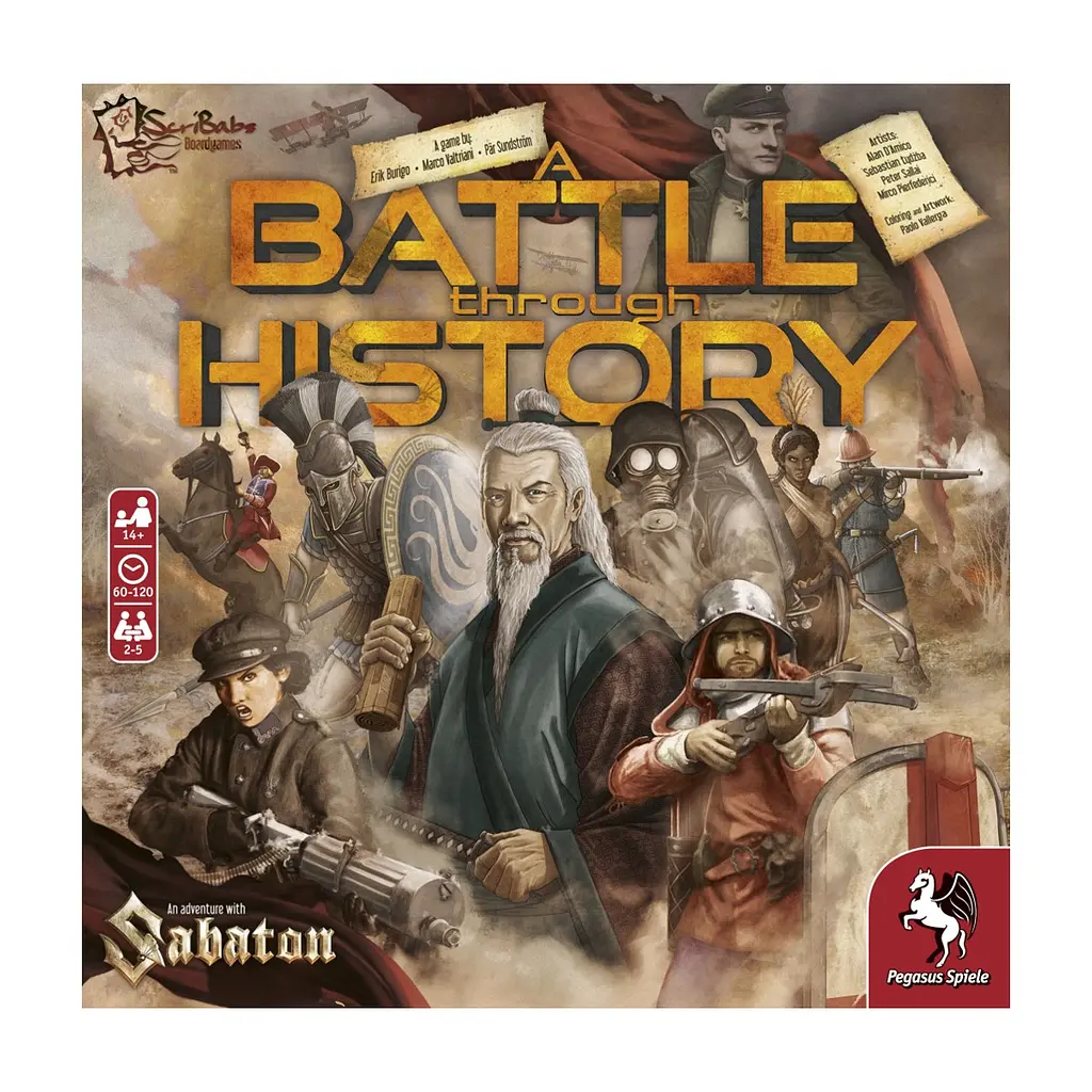 Настільна гра Pegasus Spiele Битва крізь історію: Пригода з Sabaton (A Battle Through History: An Adventure With Sabaton) (ан (PS200) - фото 7