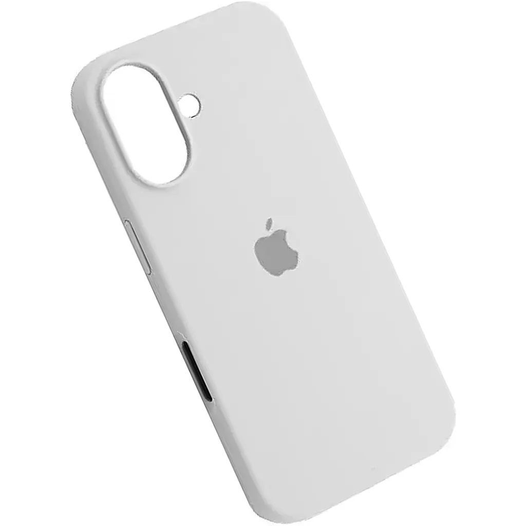 Чехол Silicone Case для Apple iPhone 16 Plus White AA [115100] - фото 2