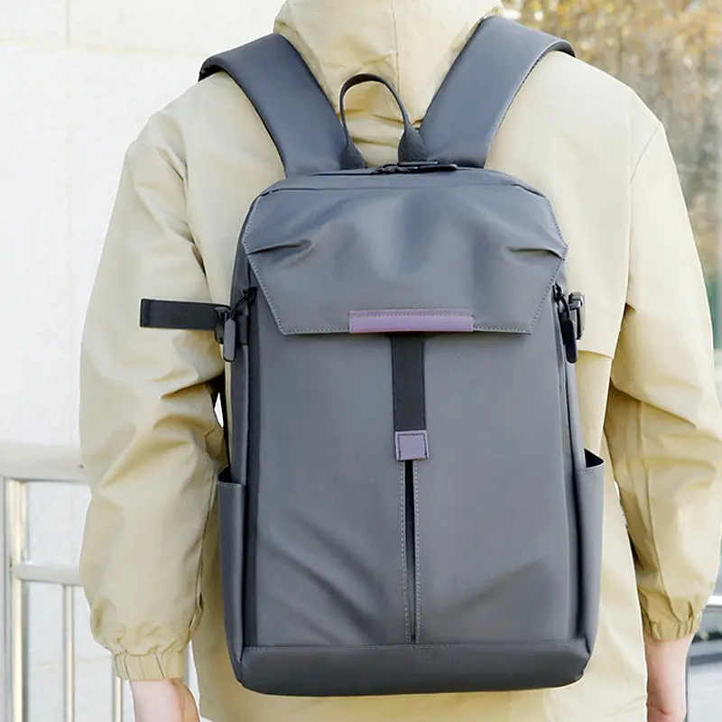 Рюкзак міський No Brand BLH6868 44х29 см Gray 13083-84485 - фото 2
