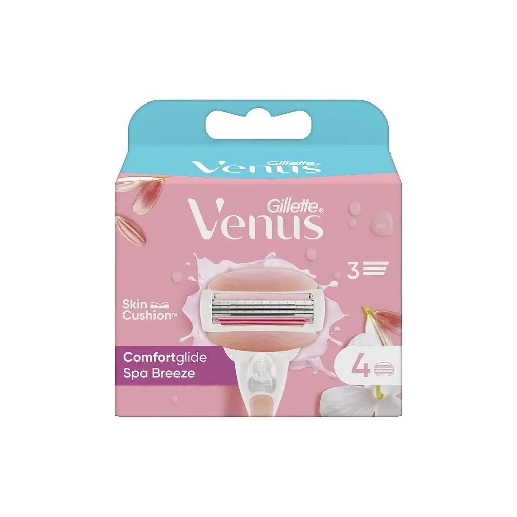 Змінні касети Gillette Venus Comfortglide Spa Breeze 4 шт. (7702018966783) - фото 2