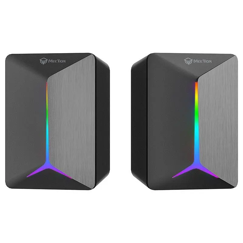 Акустика для ПК Meetion Wired Meetion Speaker MT-SP2011 | AUX + USB, 3Wx2, RGB |