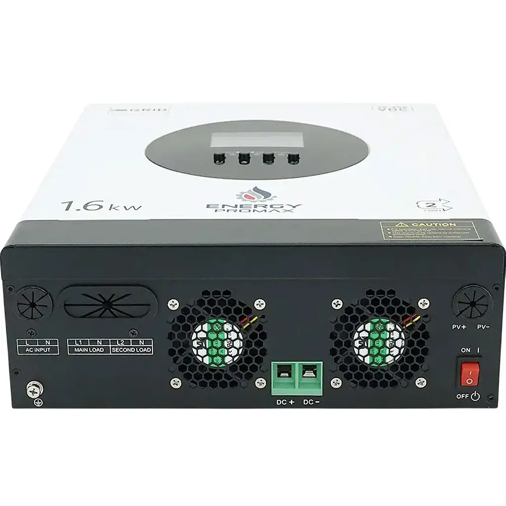 Гібридний сонячний інвертор ENERGY PROMAX VM II-1600W-12V [167673] - фото 2