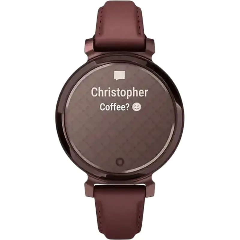 Смарт-годинник Garmin Lily 2 Classic Dark Bronze with Mulberry Leather Band (010-02839-03) - фото 6