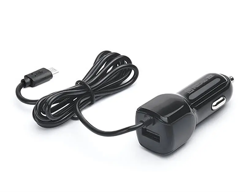 Автомобільний зарядний пристрій REAL-EL CA-15 (2USB, 2.1A) Чорний + кабель microUSB - фото 3