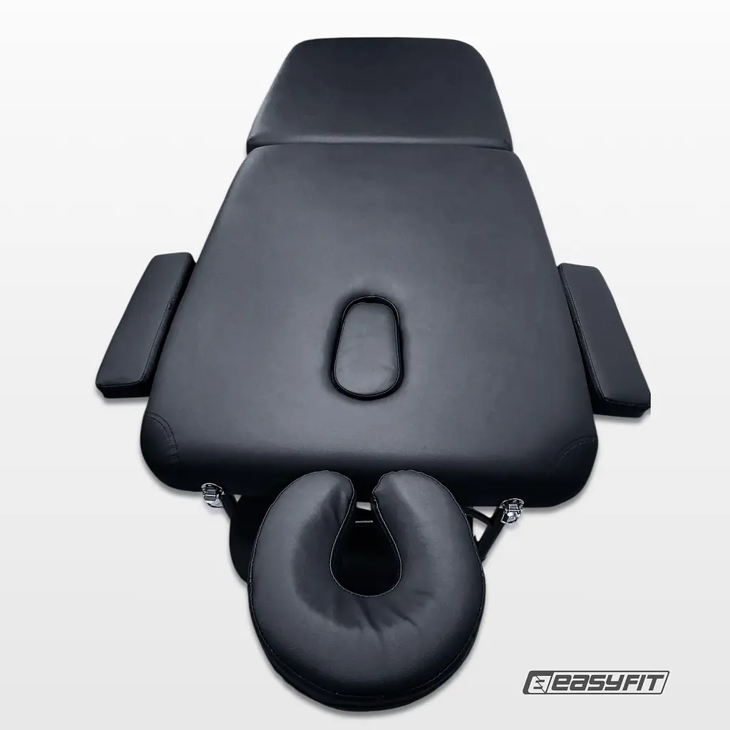 Масажний стіл EasyFit ZenRest-2 кушетка складна Чорна з чохлом - фото 5
