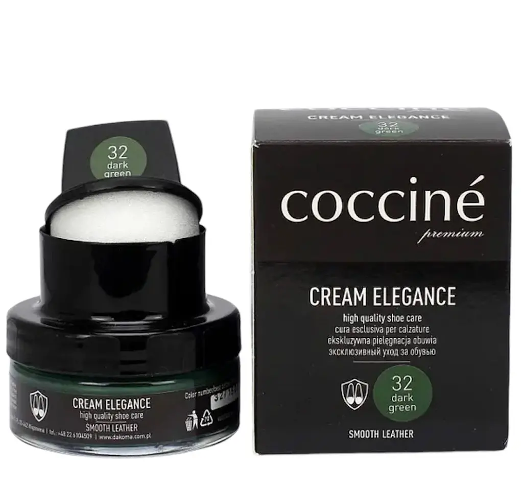 Крем Coccine Elegance для гладкої шкіри, темно-зелений, 50 мл