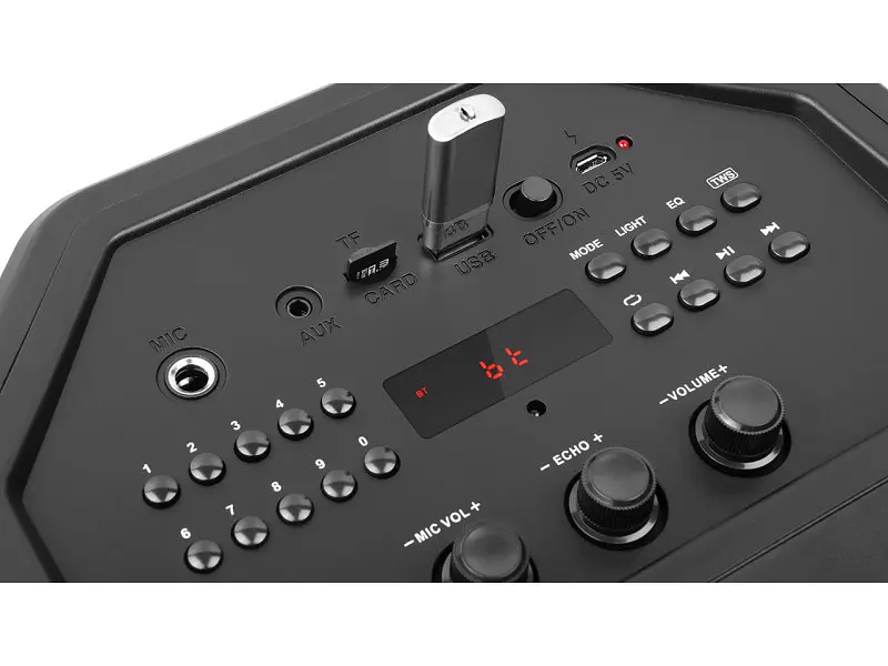 Портативна акустика REAL-EL X-777 Black (EL121600019) - фото 2