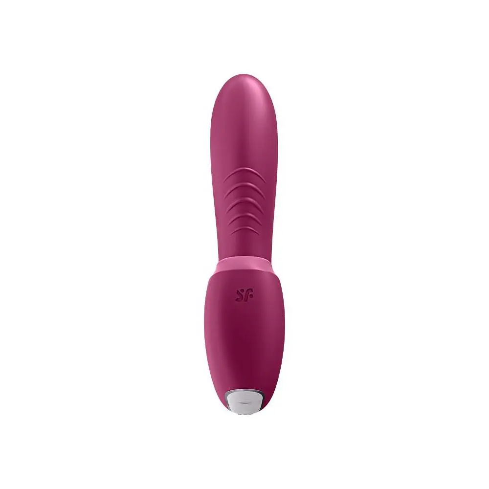Вакуумний стимулятор клітора з вібрацією Satisfyer Sunray малиновий - фото 2