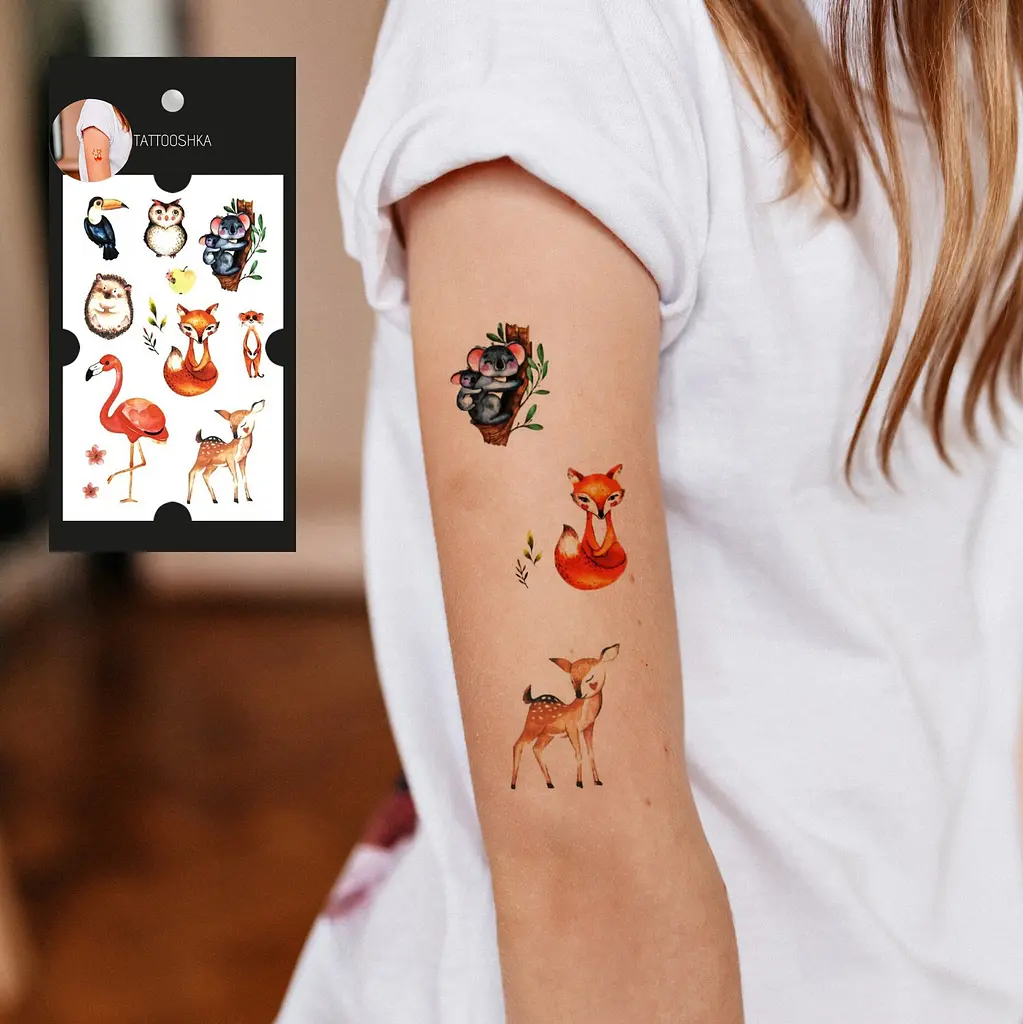 Тату Tattooshka Коала і 7 звіряток EC-301 (5805800010861) shop (5805800010861) - фото 2