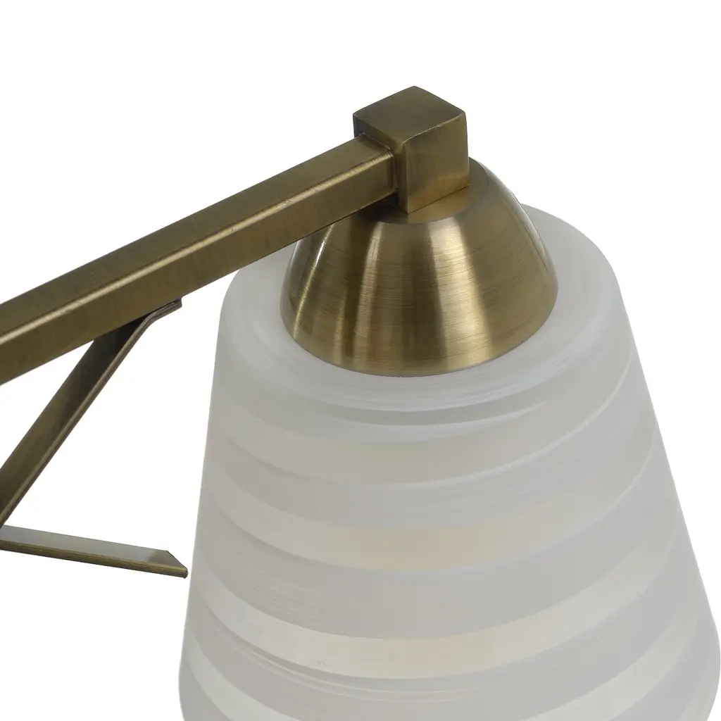 Люстра потолочная Brille в спальню E14 40W AB (LK-673C/3) - фото 5