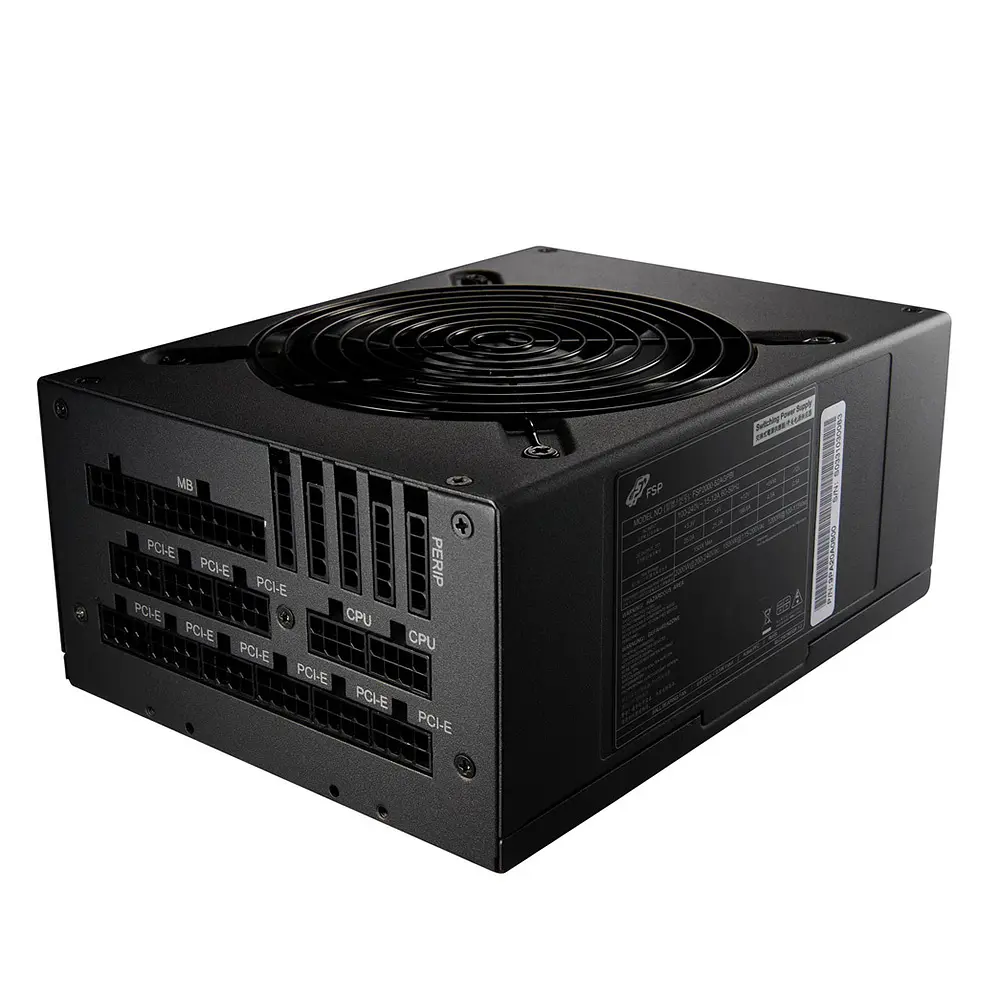 БЖ 2000W FSP FSP2000-52AGPBI 80+ Gold,18xPCI-E6+2, 135mm fan, Modular, C20, ATX/EPS, brown box - фото 3