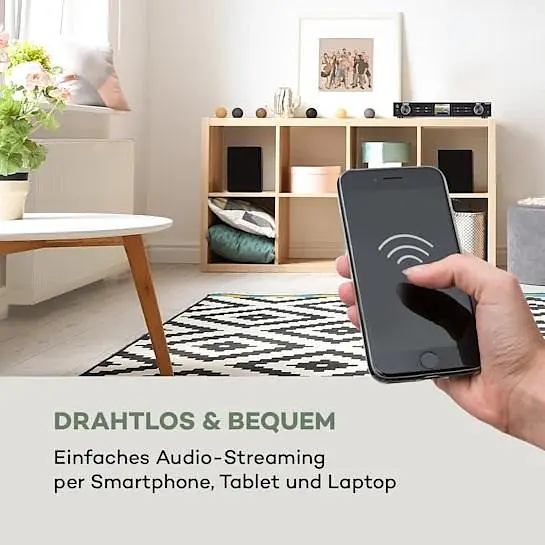 Тюнер HiFi цифровий Аuna iTuner Spotify Connect 320 Bт (10034063) - фото 7