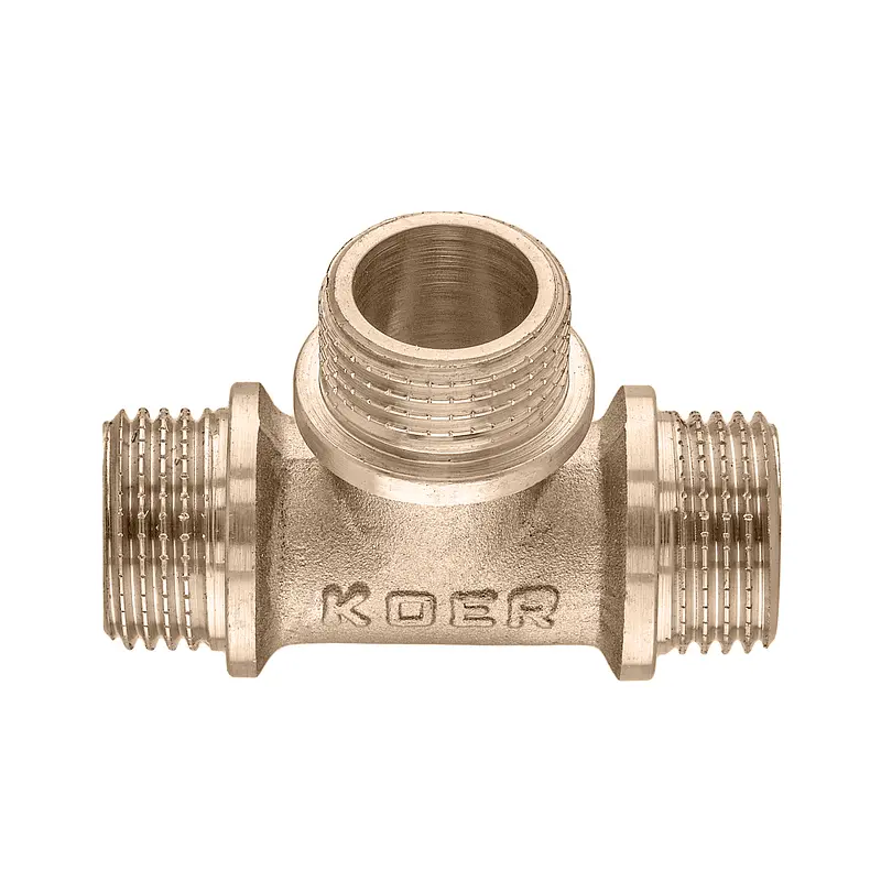 Трійник Koer Kf.T06M.Wn - 1/2'' MMM без нікелю MX1528 - фото 2