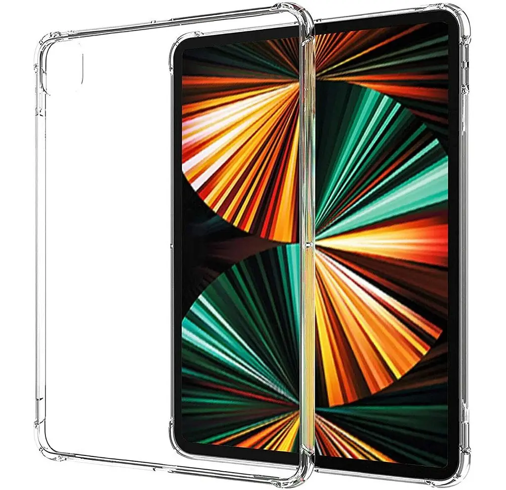 Силиконовый чехол бампер Primolux Silicone для планшета Apple iPad Pro 12.9" 2020 / 2021 / 2022 Clear - фото 3