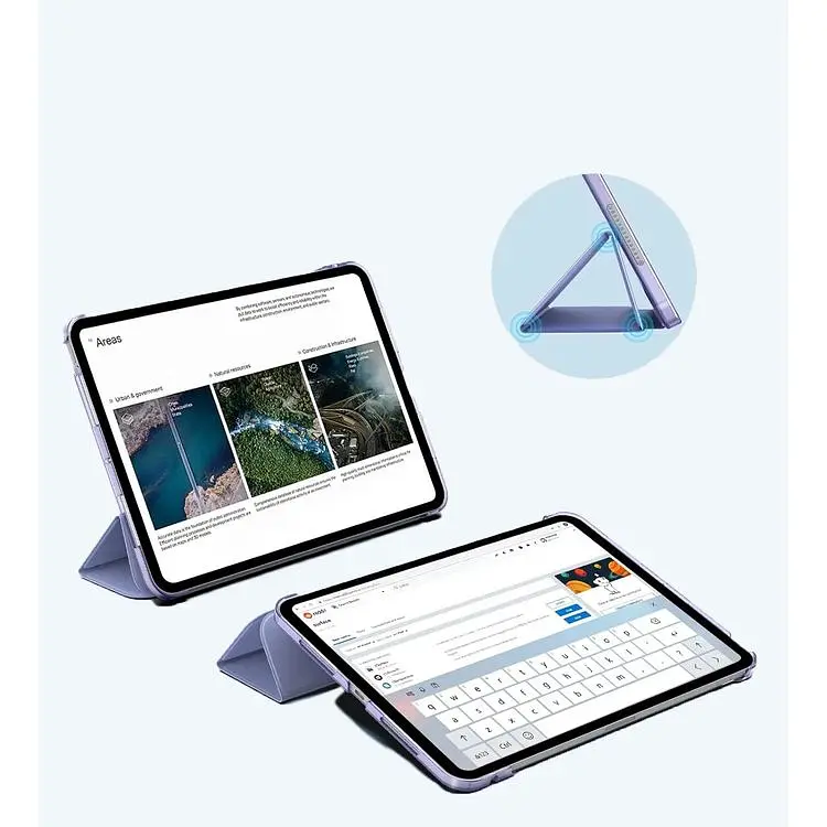Чохол-книжка BeCover Tri Fold Hard для Apple iPad Pro 11" M4 2024 Purple (711729) - фото 5