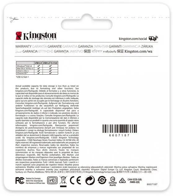 USB флеш-накопичувач Kingston DataTraveler Exodia 256GB USB-A 3.2 Gen 1 Black/Pink (DTX/256GB) [66932] - фото 4