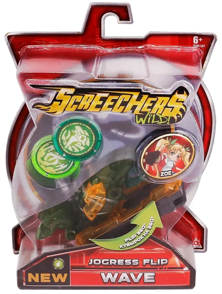 Машинка-трансформер Screechers Wild S2 L1 Вейв (EU684205) - фото 3