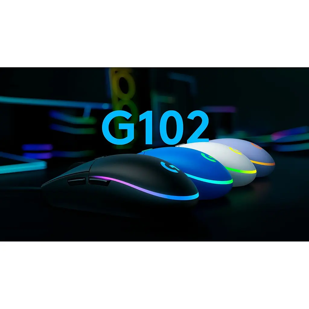 Мишка комп'ютерна Logitech G102 Lightsync USB Blue (910-005801, 910-005810) - фото 10