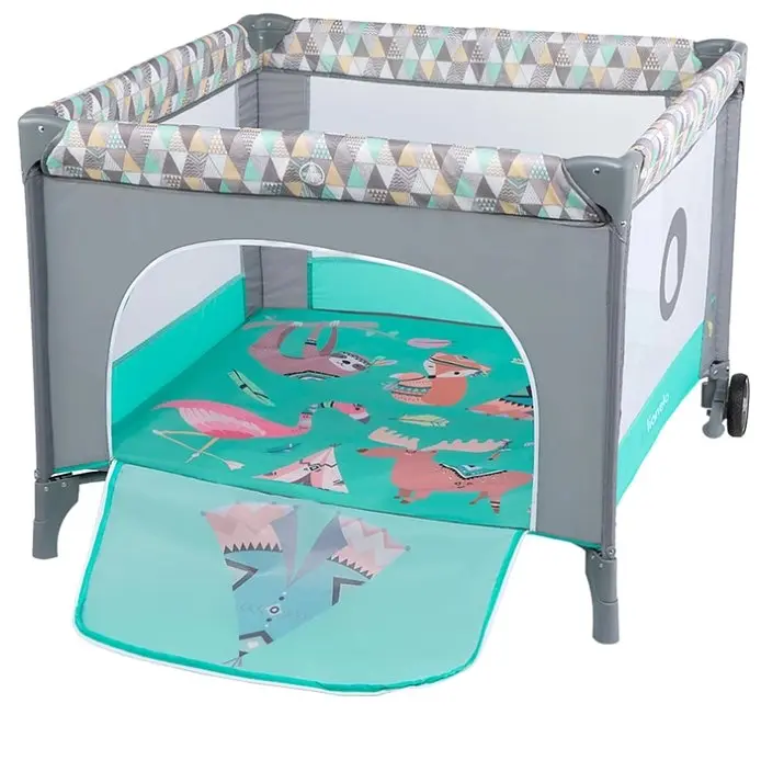 Манеж Lionelo Lene Sofie Turquoise Scandi, бірюзовий (LO-LENE TURQUOISE SCANDI) - фото 2