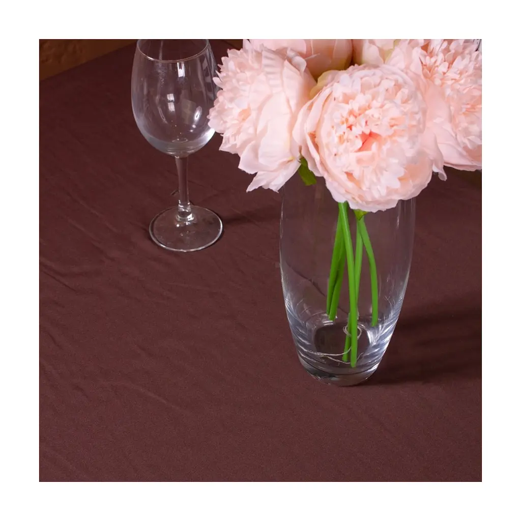 Скатертина MirSon Водонепроникна №401 Satin Waterproof Chocolate 140x260 см (2200006739371) - фото 2